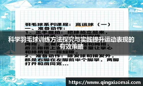 科学羽毛球训练方法探究与实践提升运动表现的有效策略